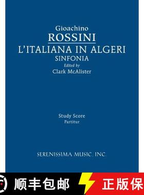 预订 L'Italiana in Algeri Sinfonia: Study score [9781608742097]