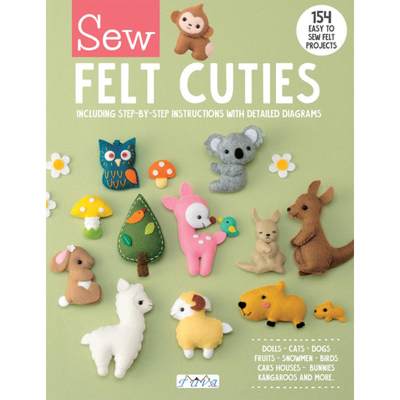 【4周达】Sew Felt Cuties: Including Step-By-Step Instructions with Detailed Diagrams [9786057834768]