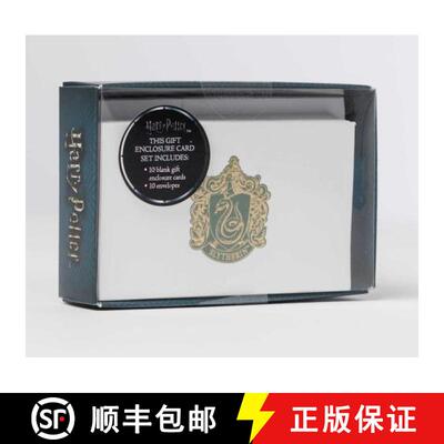 【3-4周达】Harry Potter: Slytherin Foil Gift Enclosure Cards (Set of 10) [9781683832966]