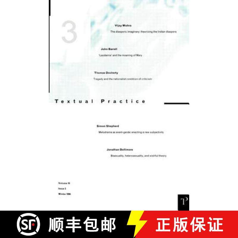 【3-4周达】TEXTUAL PRACTICE V10 ISSUE 3 [9780415145664]