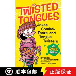 Tongues Facts Twisted 100% 9781523510160 All Jokes 4周达 Tongue and Comics Gross Twisters