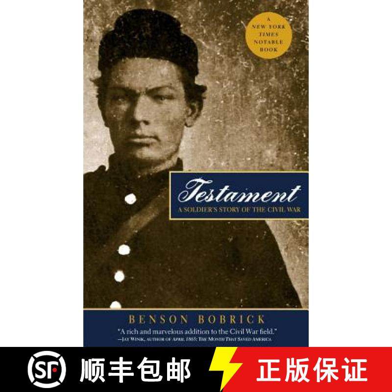 【3-4周达】Testament: A Soldier's Story of the Civil War [9780743251136]
