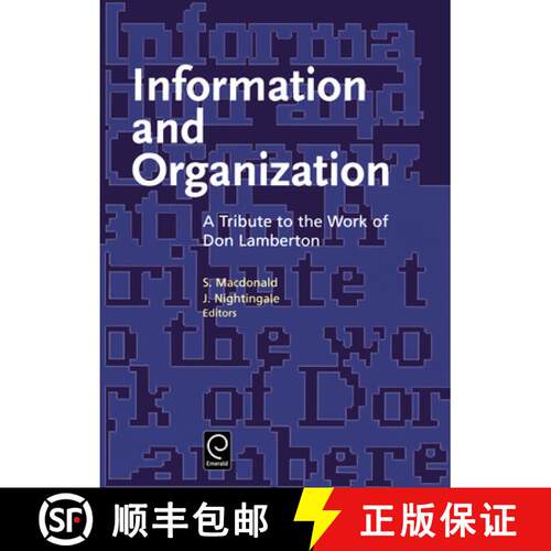 【3-4周达】精装 Information and Organization – A Tribute to the Work of Don Lamberton [9780444828866]
