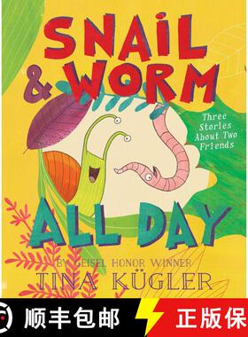 【3-4周达】Snail and Worm All Day: Three Stories About Two Friends [9780358561873]