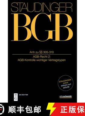 预订 Anh Zu §§ 305-310: (Agb-Recht 2: Agb-Kontrolle Wichtiger Vertragstypen) [9783805913393]