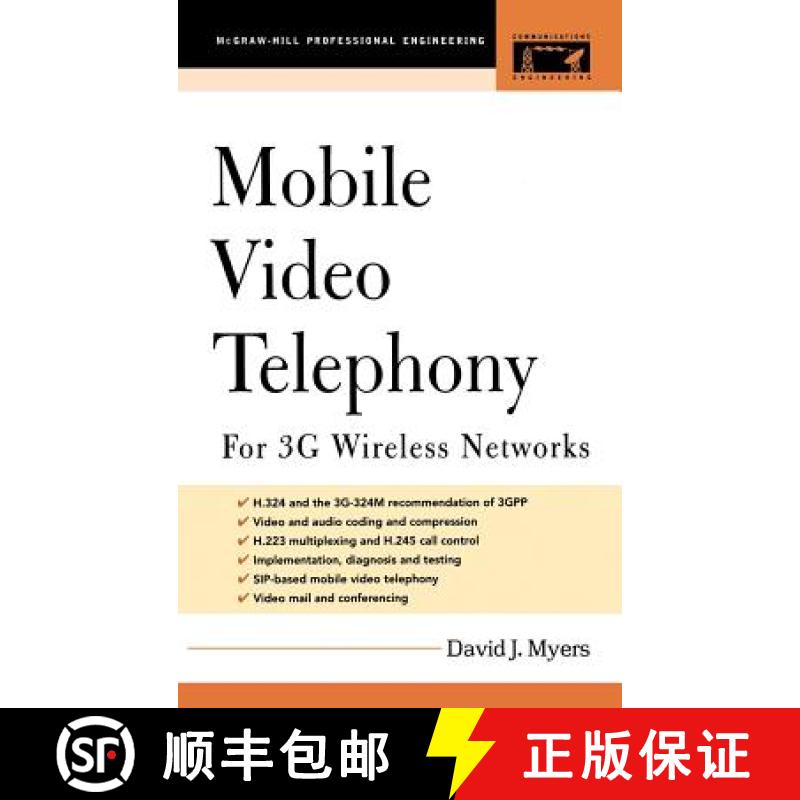 预订 Mobile Video Telephony: For 3g Wireless Networks [9780071445689]