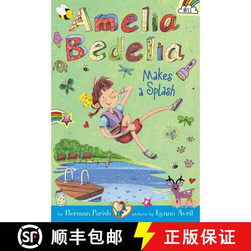 精装 Amelia Bedelia Chapter Book #11: Amelia Bedelia Makes a Splash [9780062658401]