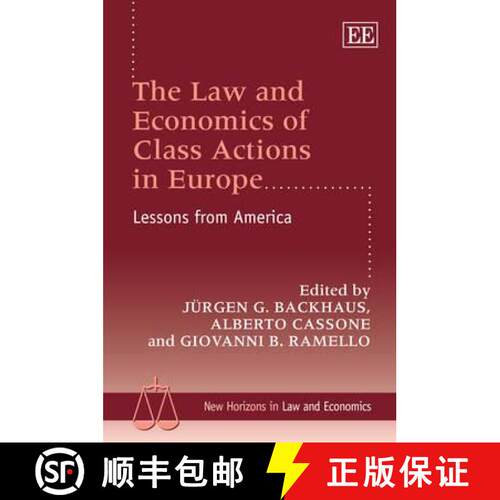 【3-4周达】精装 Law and Economics of Class Actions in Europe - Lessons from America: Lessons from Ame... [9781847208033]
