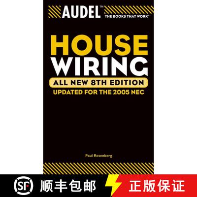 【3-4周达】Audel House Wiring: All New 8Th Edition [Wiley生活类] [9780764569562]
