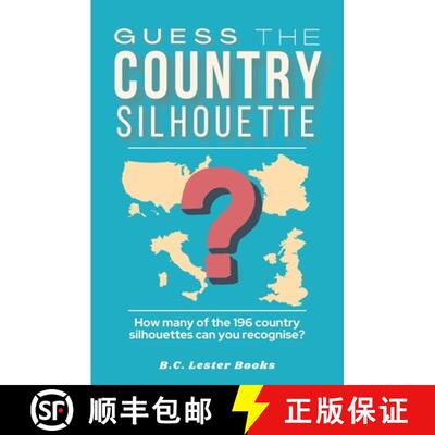 【3-4周达】Guess The Country Silhouette: How many of the 196 country silhouettes can you recognise? [9781913668242]