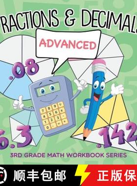 【3-4周达】Fractions & Decimals (Advanced) : 3rd Grade Math Workbook Series [9781682609774]