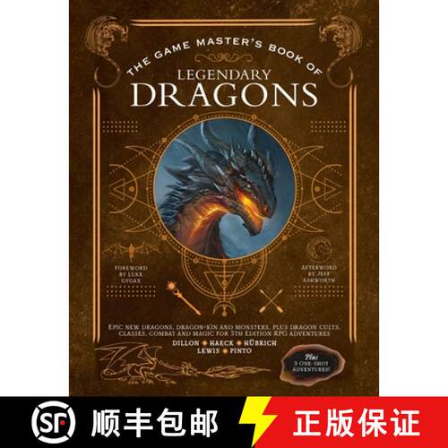 【3-4周达】精装 Game Master's Book of Legendary Dragons: Epic new dragons, dragon-kin and monsters, p... [9781956403053]