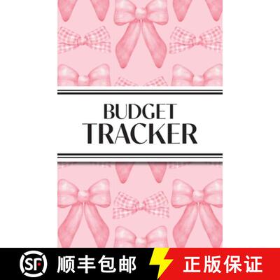 【3-4周达】Budget Tracker (Pink Bows): 6x9 Monthly Finance Organizer for Expenses, Savings, and Debt;... [9781834120317]