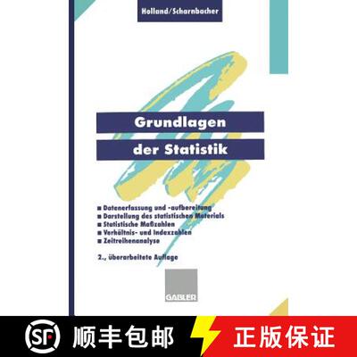 【3-4周达】Grundlagen Der Statistik: Datenerfassung Und -Aufbereitung, Darstellung Des Statistischen ... [9783663021056]
