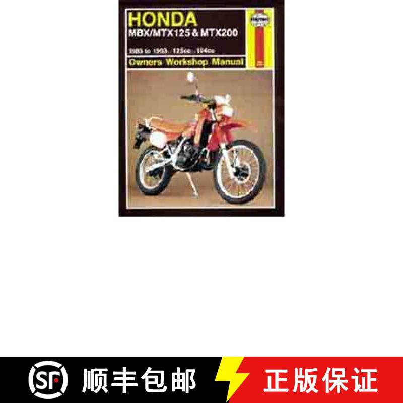 【3-4周达】Revised edition of Honda MBX/MTX125 and MTX200 125cc, 194cc 1983-92 Owner's Workshop Manual [9781850109013]