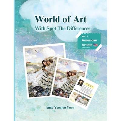 【4周达】World of Art With Spot the differences, American Artists [New Edition] [9781738067442]