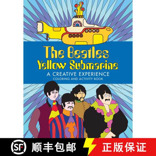 【3-4周达】The Beatles Yellow Submarine  A Creative Experience: Coloring and Activity Book [9798886635447]