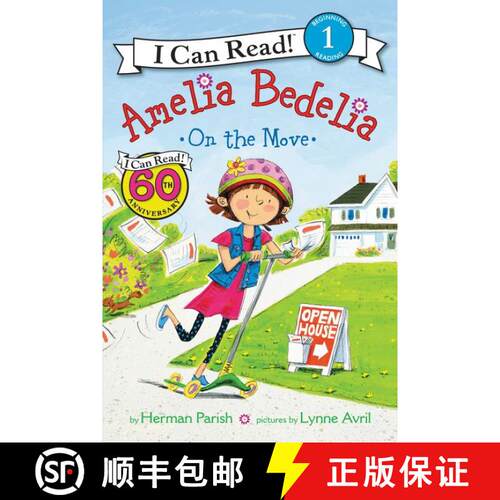 【3-4周达】精装 Amelia Bedelia on the Move [9780062658869]