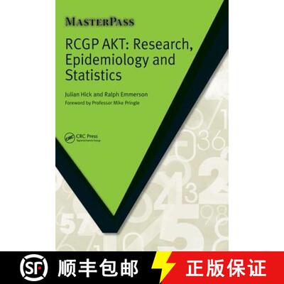 【3-4周达】精装 Rcgp Akt: Research, Epidemiology and Statistics [9781138460034]