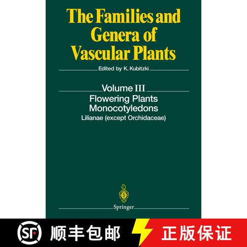 【3-4周达】精装 Flowering Plants. Monocotyledons : Lilianae (except Orchidaceae) [9783540640608]