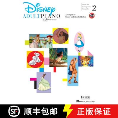 【3-4周达】Adult Piano Adventures - Disney Book 2: Classic and Contemporary Disney Hits [9781616772390]