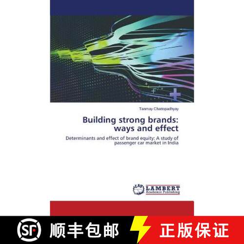 预订 Building strong brands: ways and effect [9783659623684]