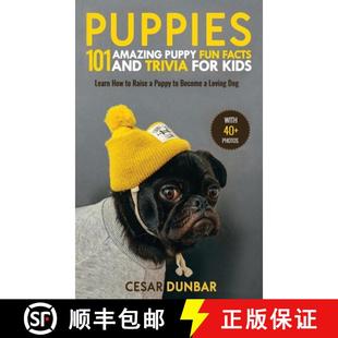 How for Trivia and B... Raise 9781952772979 Puppy 4周达 Learn Puppies Fun 101 Kids Facts Amazing