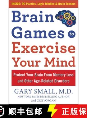 【3-4周达】Brain Games to Exercise Your Mind Protect Your Brain from Memory Loss and Other Age-Relate... [9781630061890]