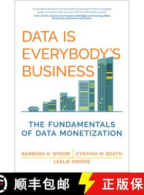 【3-4周达】Data Is Everybody's Business: The Fundamentals of Data Monetization [9780262552981]