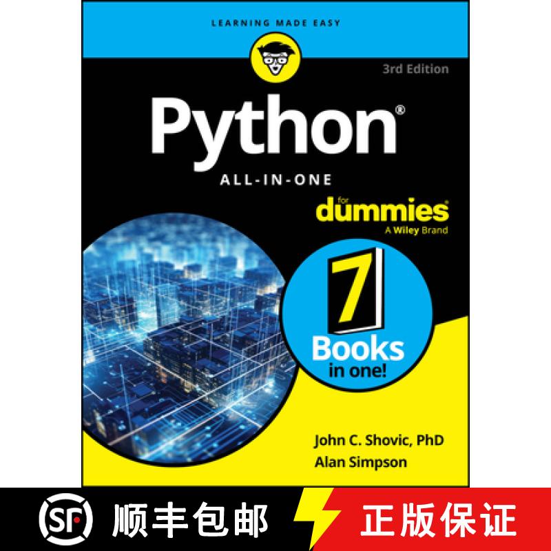 【3-4周达】Python All-in-One For Dummies, 3rd Edition [9781394236152]