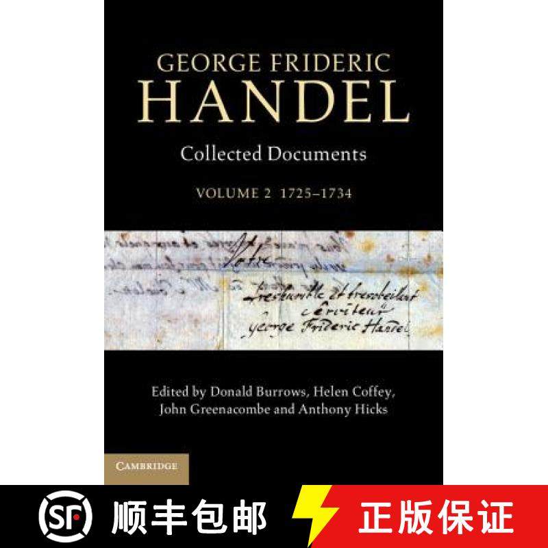 【3-4周达】George Frideric Handel: Volume 2, 1725–1734: Collected Documents - 1725-1734 [9781107019546]