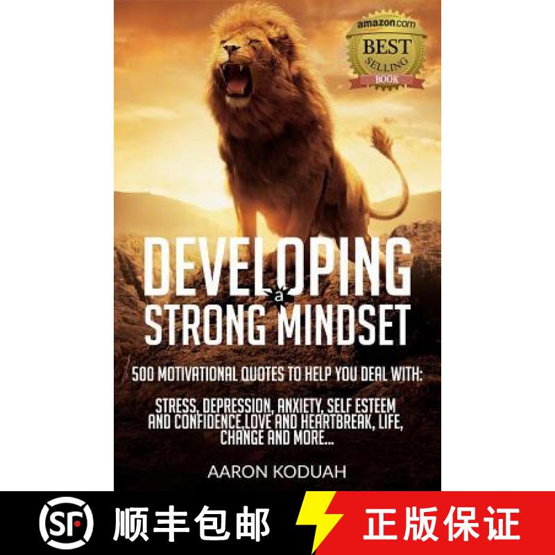 【2-3周达】DEVELOPING A STRONG MINDSET: 500 Motivational Quotes That Are Designed To Help You Through... [9781527230972]