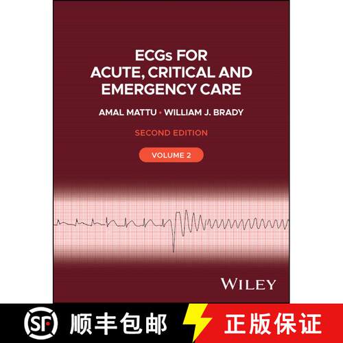 【3-4周达】ECGs for Acute, Critical and Emergency Care, Volume 2, 20th Anniversary [9781119986287]