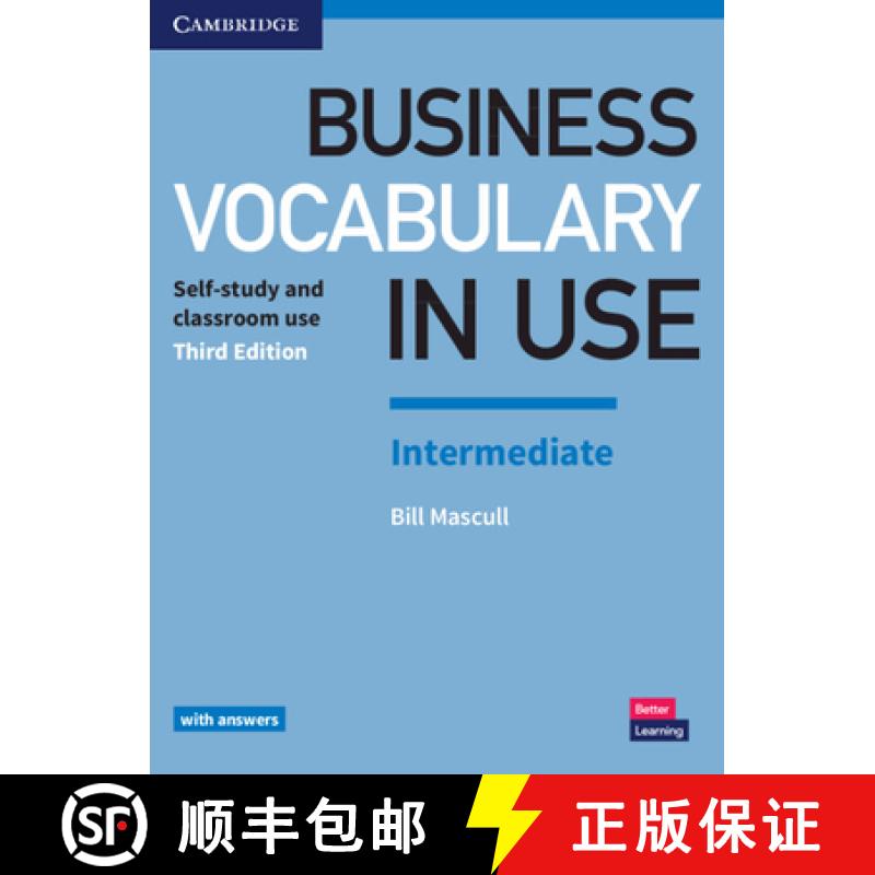 【3-4周达】Business Vocabulary in Use: Intermediate Book with Answers: Self-Study and Classroom Use [9781316629987]