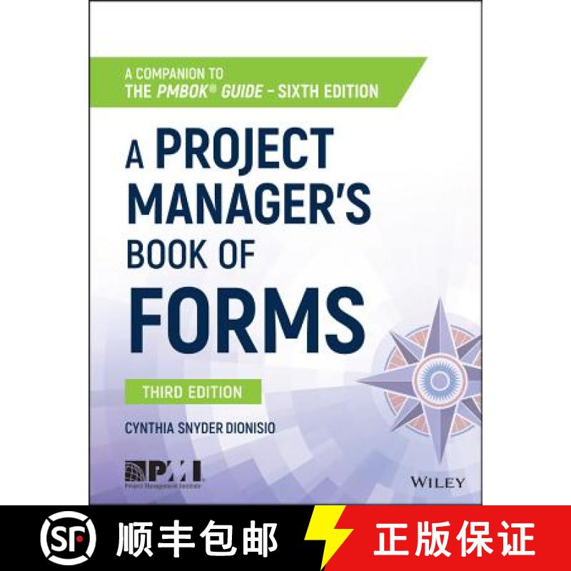 【3-4周达】A Project Manager'S Book Of Forms: A Companion To The Pmbok Guide Sixth Edition [Wiley工业... [9781119393986]