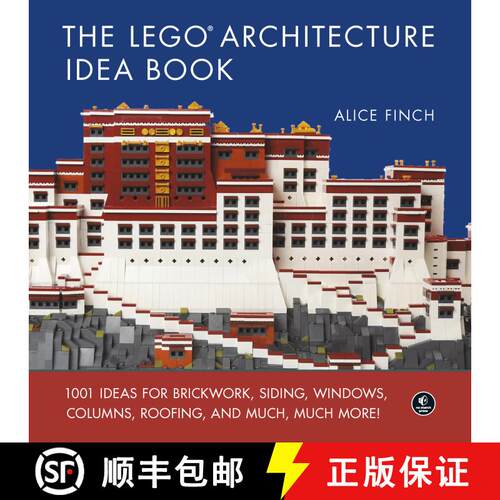 【3-4周达】精装 The LEGO Architecture Idea Book: 1001 Ideas for Brickwork, Siding, Windows, Columns, ... [9781593278212]