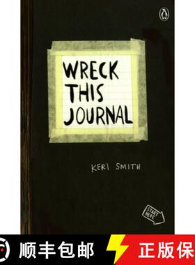 【3-4周达】Wreck This Journal (Black): To Create Is to Destroy [9780399161940]