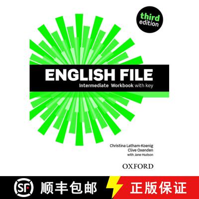【3-4周达】English File, 3rd Edition Intermediate: Workbook with Key [9780194519847]