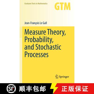 现货 测度论、概率论和随机过程 Measure Theory, Probability, and Stochastic Processes [9783031142079]