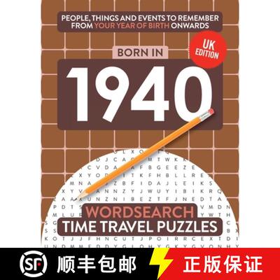 【3-4周达】Born in 1940: Your Life in Wordsearch Puzzles [9781912883219]