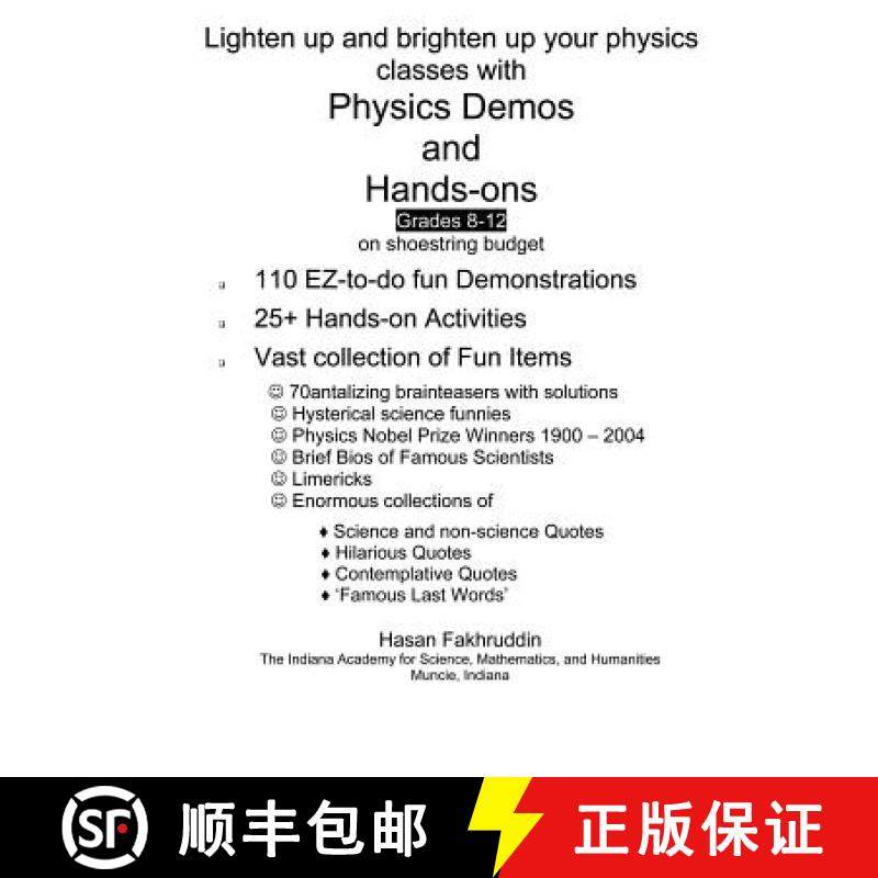 【3-4周达】Physics Demos and Hands-Ons [9781411681620]