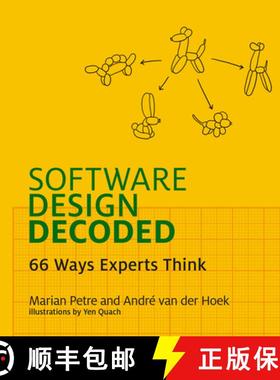 【3-4周达】Software Design Decoded – 66 Ways Experts Think [9780262035187]