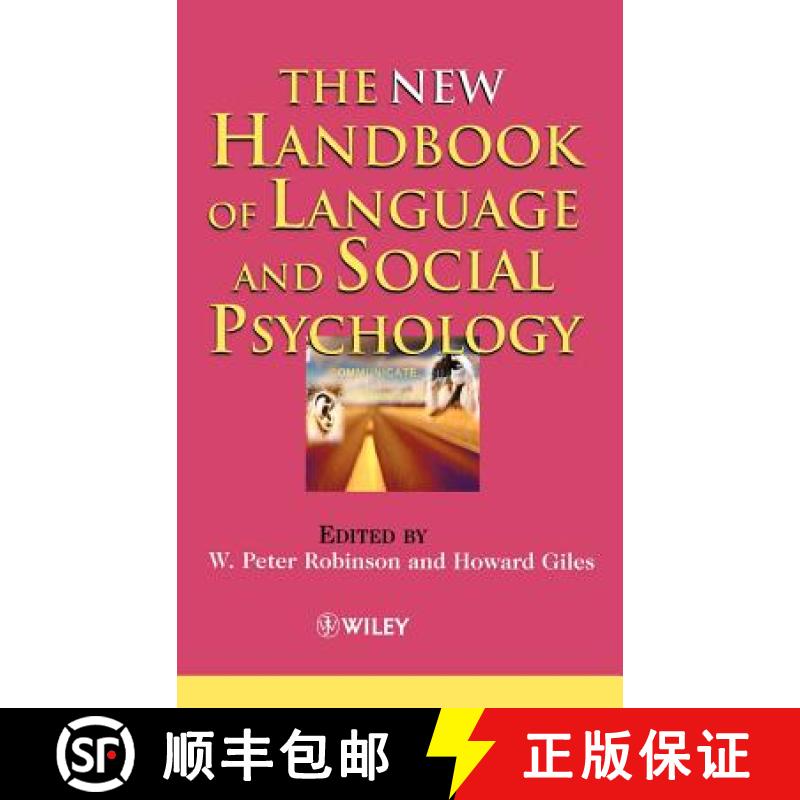 【3-4周达】The New Handbook Of Language & Social Psychology [Wiley心理学] [9780471490968]