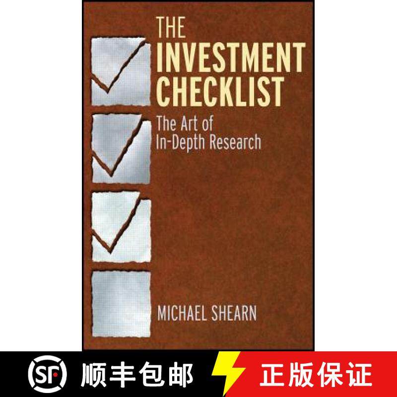 【3-4周达】The Investment Checklist: The Art Of In-Depth Research [Wiley金融] [9780470891858]