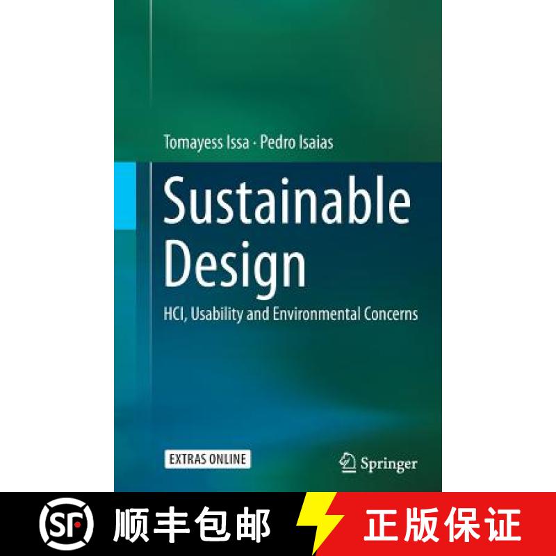 【3-4周达】Sustainable Design : HCI, Usability and Environmental Concerns [9781447169925]