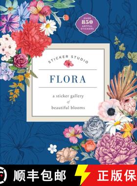 【3-4周达】Sticker Studio: Flora: A Sticker Gallery of Beautiful Blooms [9781250279477]