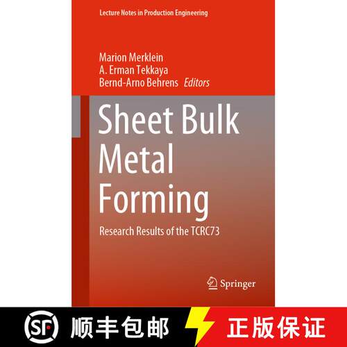 【3-4周达】精装 Sheet Bulk Metal Forming : Research Results of the TCRC73 [9783030619015]