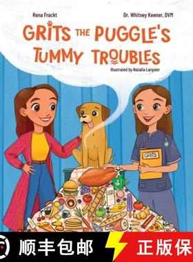 【3-4周达】Grits The Puggle's Tummy Troubles [9798991310802]