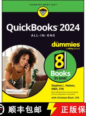 【3-4周达】QuickBooks 2024 All-In-One for Dummies [9781394206353]