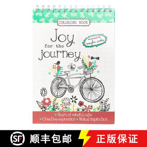 【3-4周达】Joy for the Journey Wirebound Coloring Book - Hours of Mindful Calm, Creative Expression, ... [9781432115616]